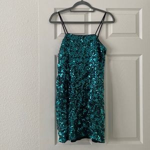 Leith Sequin mini dress